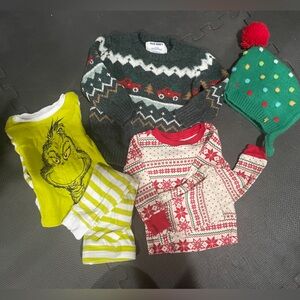 Lots of Christmas baby clothes